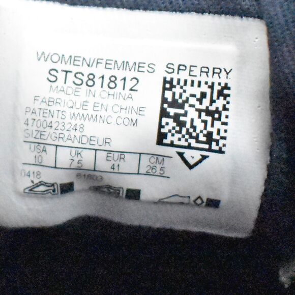 Sperry Top-Sider Pier View Taupe Canvas Slip On Sneakers - Women's Size 10 - Picture 7 of 7